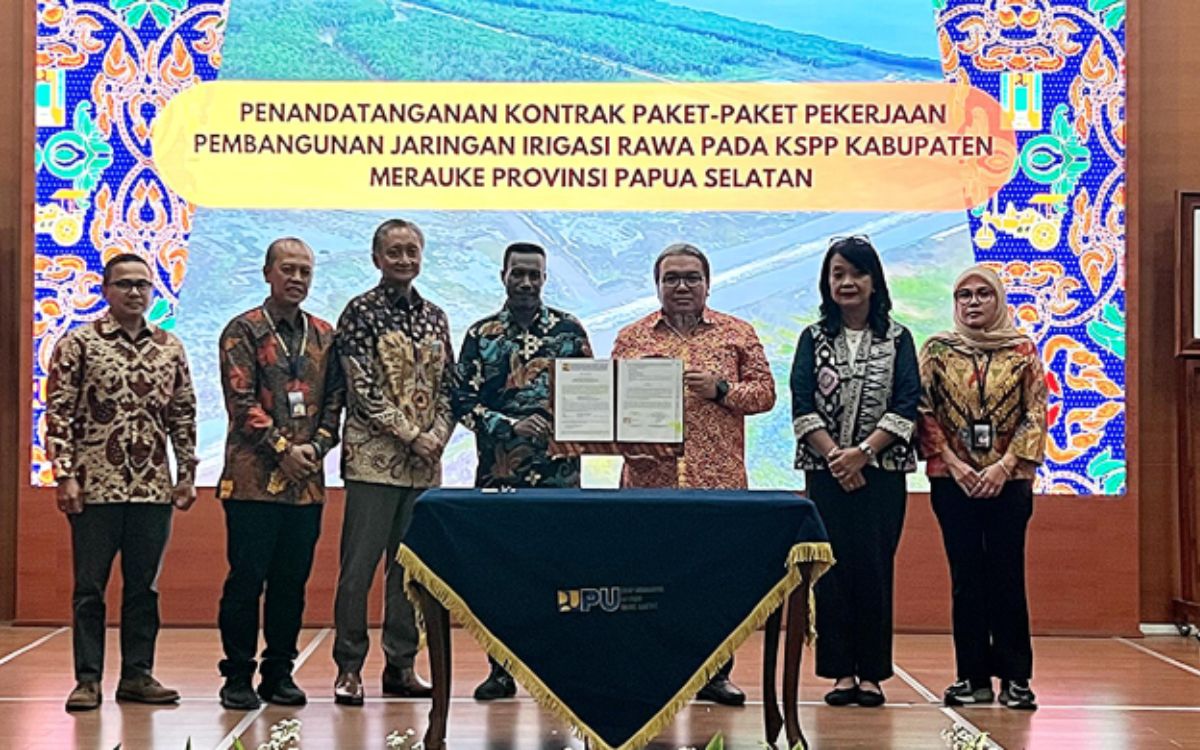 PT Waskita Karya Garap Irigasi Rawa 77 Km di Papua Selatan, Dorong Produktivitas Pertanian