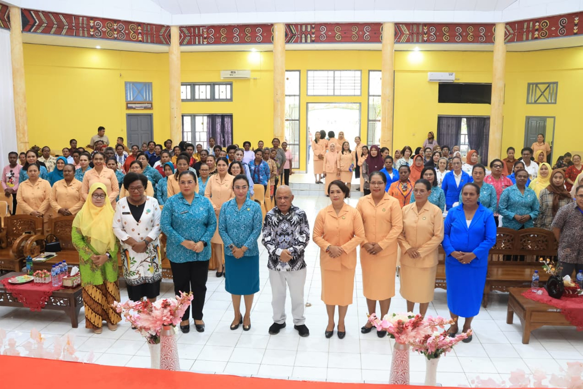 Perempuan Papua Selatan Didorong Jadi Agen Perubahan oleh Ketua TP-PKK
