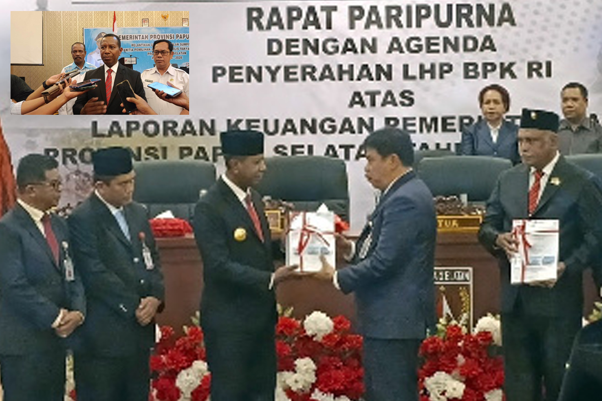 Pengelolaan APBD Papua Selatan 2024 Dapat Predikat WDP dari BPK, Ini Tanggapan Gubernur Apolo
