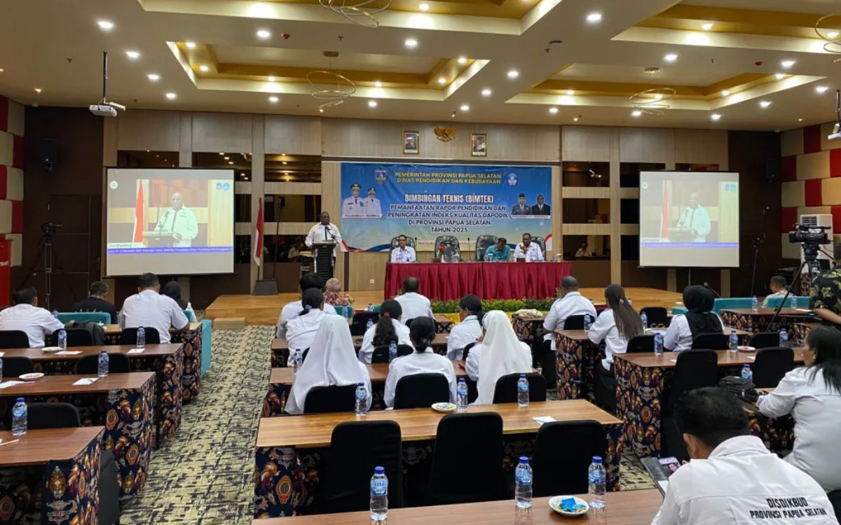 Dinas Pendidikan Papua Selatan Perkuat Mutu Data Dapodik Melalui Bimtek Tiga Hari di Merauke