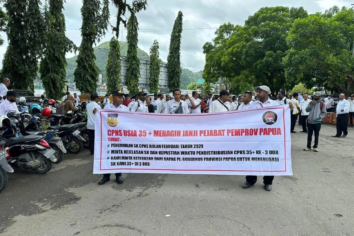 794 CPNS Papua Selatan Datangi Gubernur, Minta Kepastian SK yang Tertunda