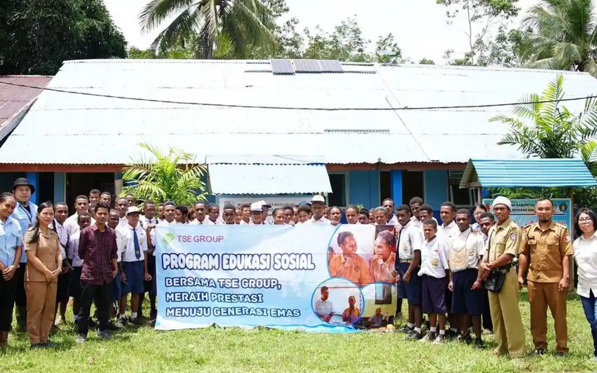 Warna Baru Pendidikan di Papua Selatan: TSE Group Hadirkan Metode Belajar Interaktif untuk Pelajar