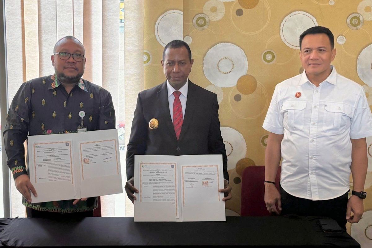 BPJS Ketenagakerjaan dan Pemprov Papua Selatan Teken MoU Perlindungan Pekerja