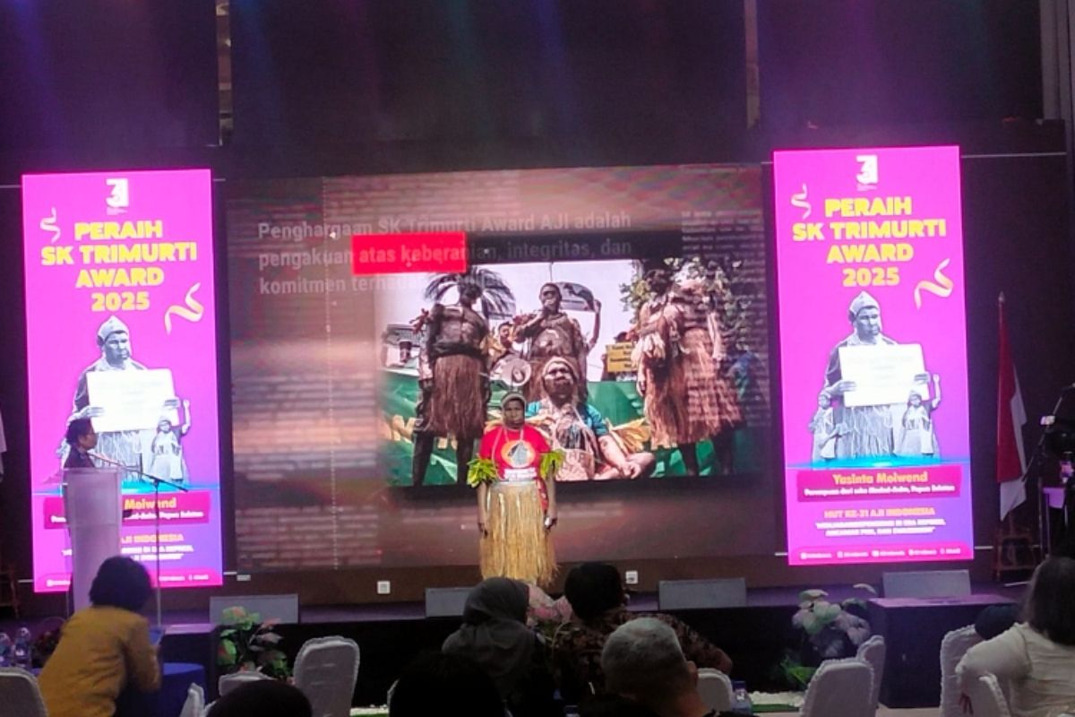 Mama Yasinta Raih S.K. Trimurti Award 2025, Lantang Bela Tanah Ulayat Papua Selatan