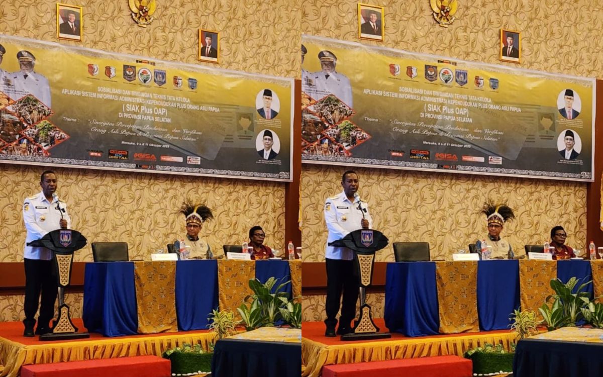 Aplikasi SIAK Plus OAP Papua Selatan Diluncurkan, Fokus Akurasi Data Orang Asli Papua