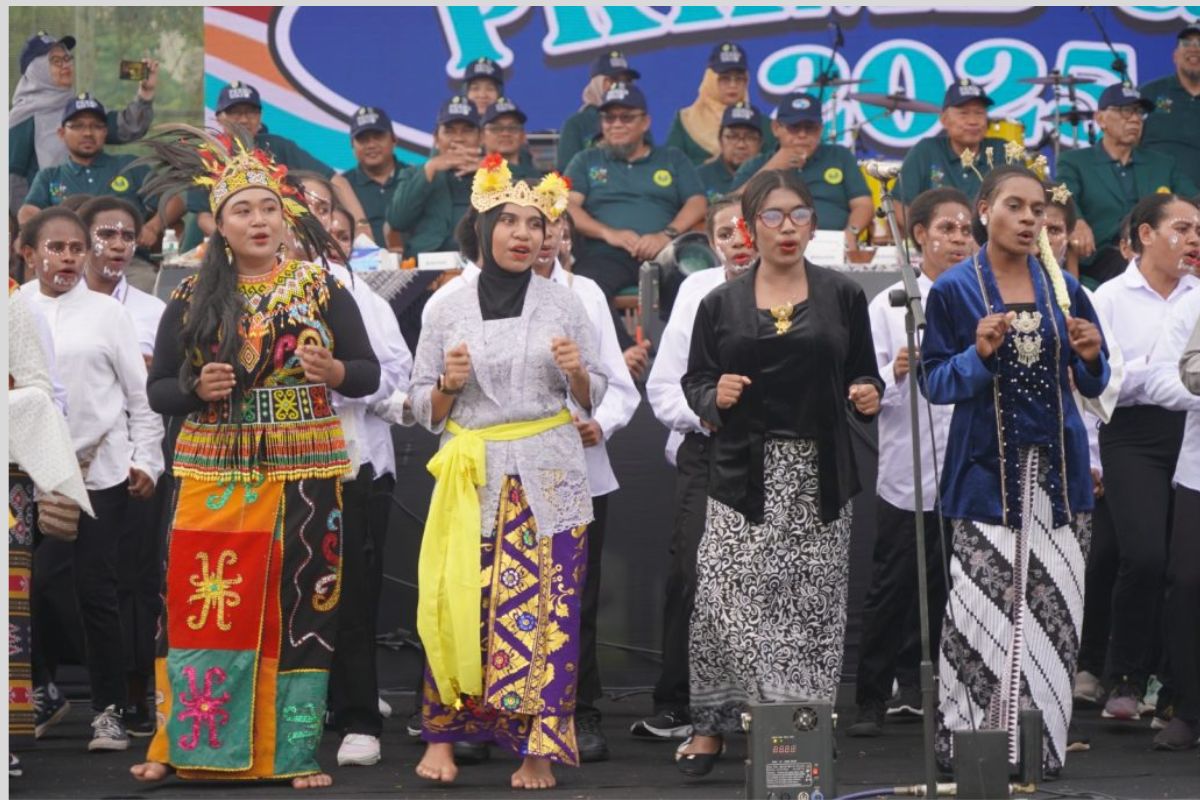 Tampil Memukau, Mahasiswa Mappi Papua Selatan Banggakan Daerah di UNJ