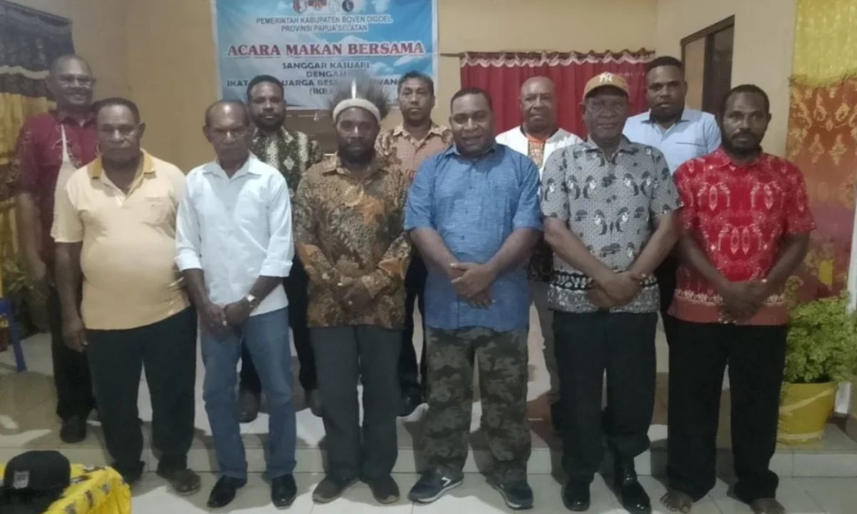 Sanggar Kasuari dan IKBSW Pererat Persaudaraan Suku Wanggom di Boven Digoel