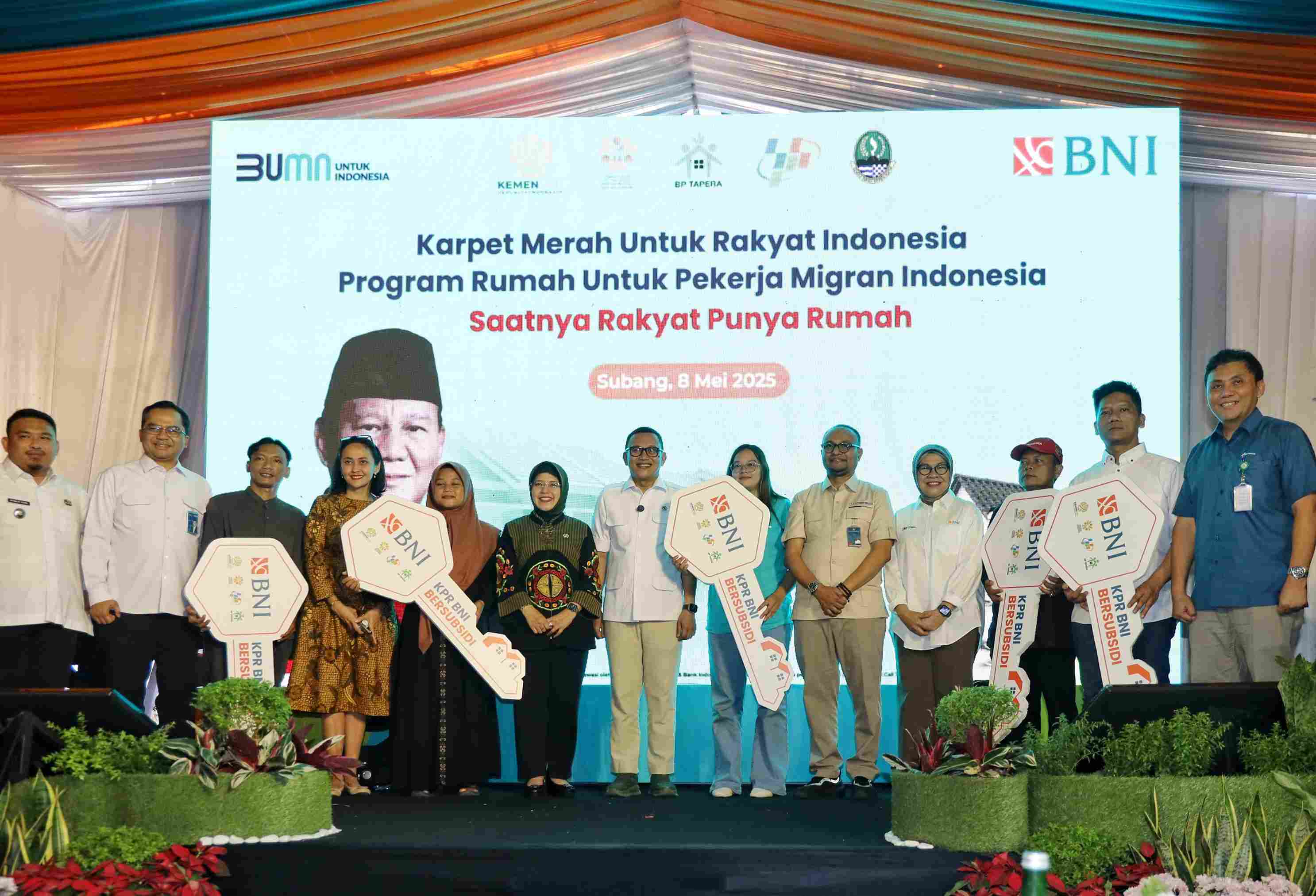 BNI Berkolaborasi dengan Kementerian PKP, KP2MI, dan BP Tapera Hadirkan KPR Terjangkau bagi PMI