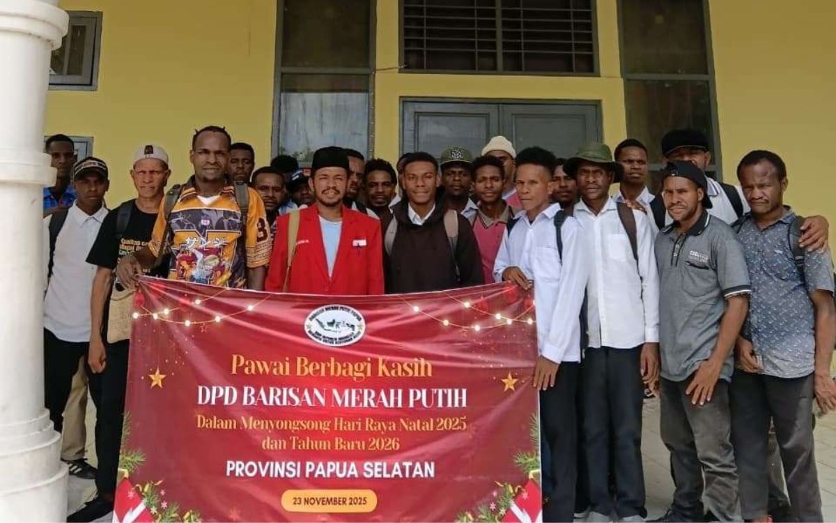 BMP Papua Selatan Gelar Konvoi dan Berbagi Kasih Jelang Natal di Merauke