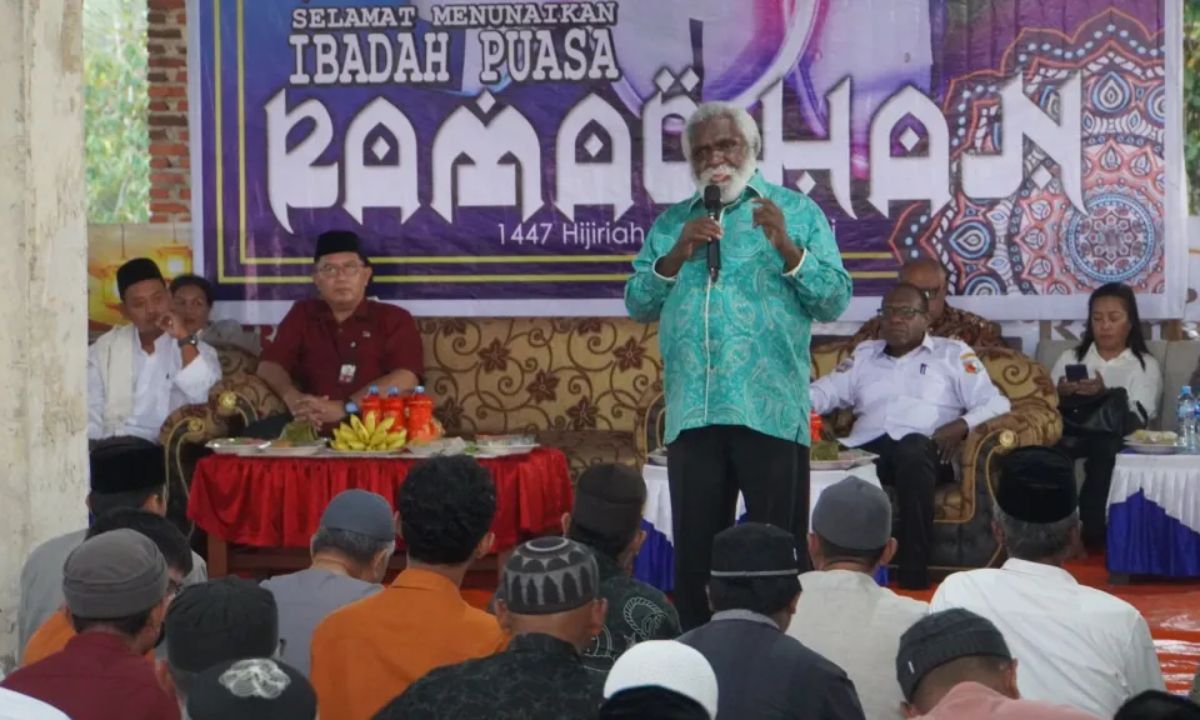Safari Ramadan di Boven Digoel, Wagub Paskalis Imadawa Ingatkan Warga Waspadai Penyusup