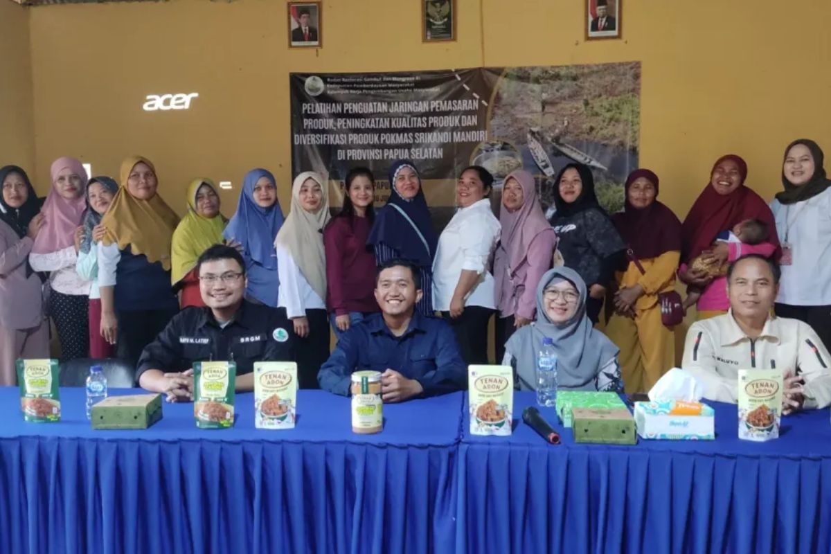 BRGM Berdayakan Kelompok Srikandi Mandiri untuk Tingkatkan Ekonomi Perempuan Papua Selatan