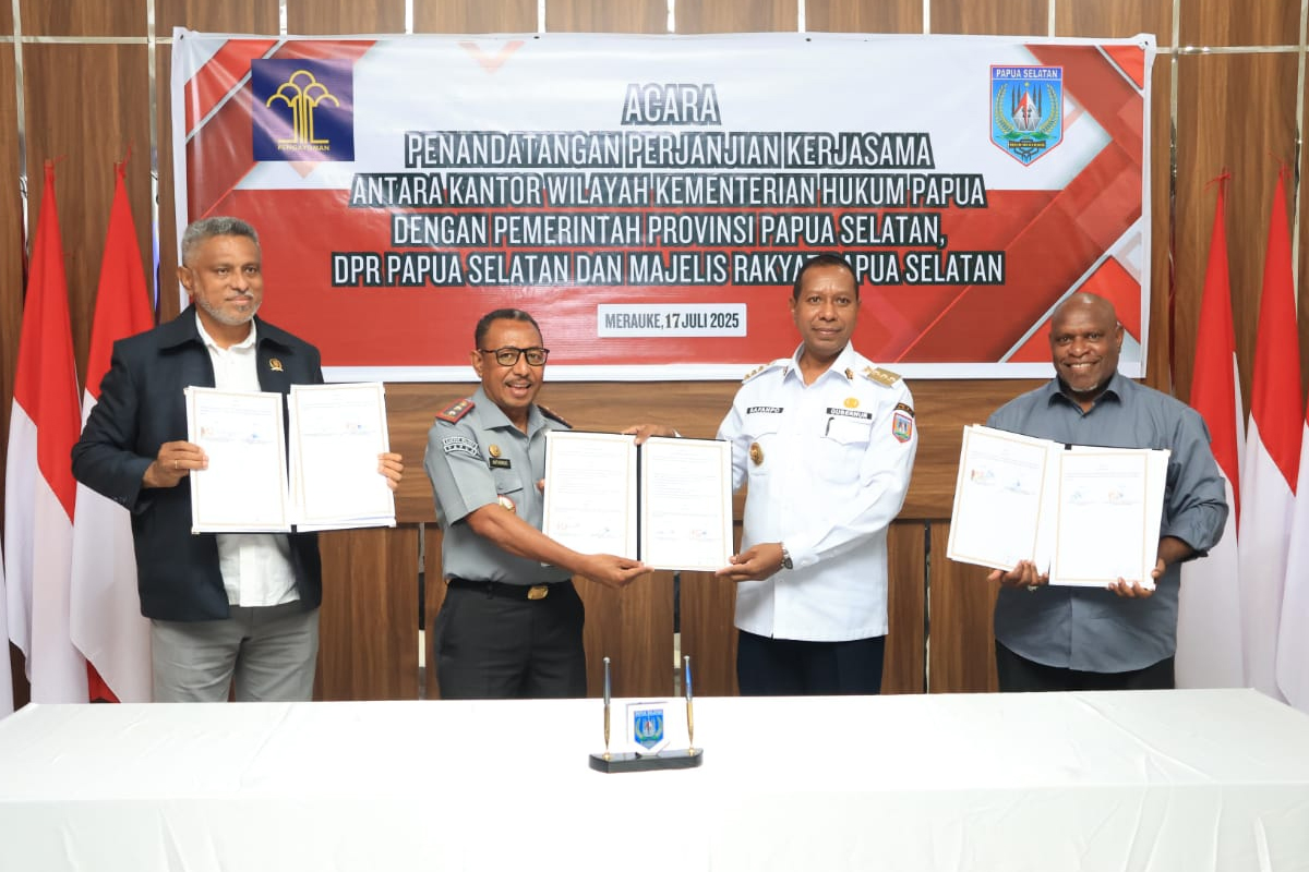 Pemprov Papua Selatan Percepat Pembuatan Regulasi Lewat Kerja Sama Strategis