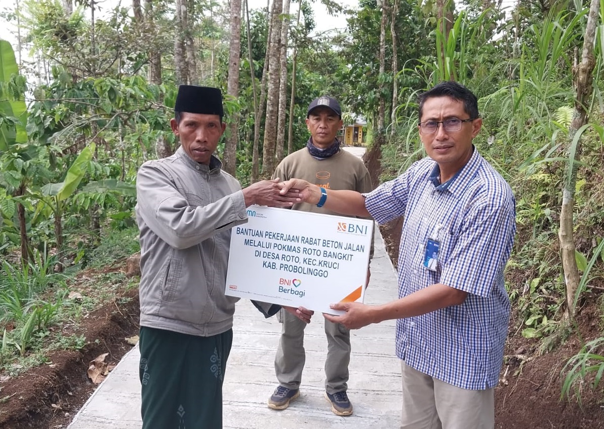 BNI Dorong Pertumbuhan Ekonomi di Desa Dengan Perbaikan Infrastruktur