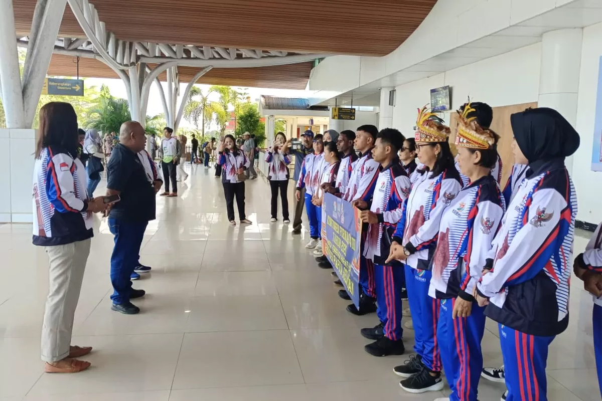 Dispropar Papua Selatan Lepas 38 Kontingen Menuju Fornas VIII NTB