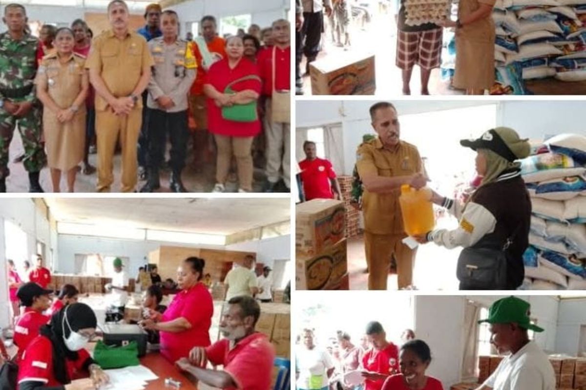 Menjelang HUT RI ke-80, Dinas Koperasi UKM Papua Selatan Hadirkan Pasar Murah untuk OAP