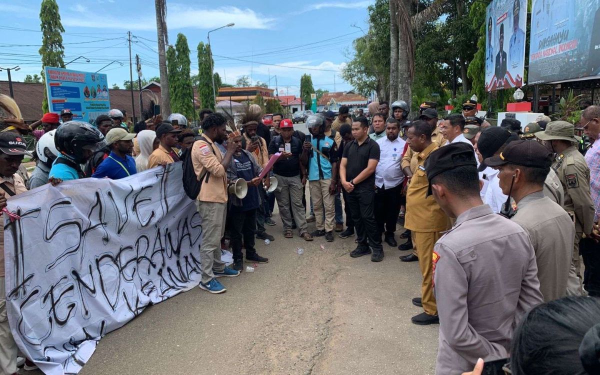 Aksi Mahasiswa di Papua Selatan Soroti Pembakaran Mahkota Burung Cenderawasih dan Lonjakan Kriminalitas