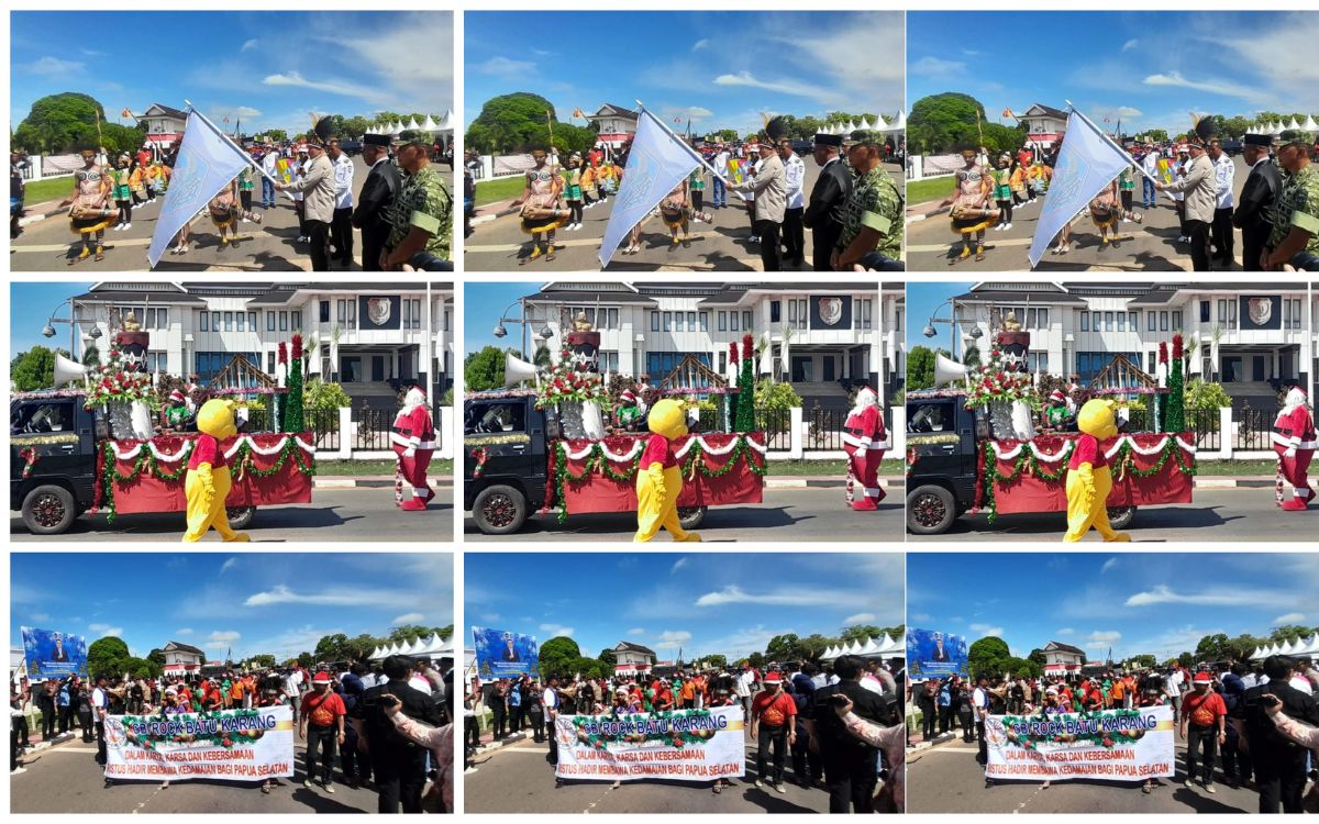 Parade Natal Papua Selatan 2025: Pawai Budaya dan Kerukunan Warnai Pembukaan Bulan Natal