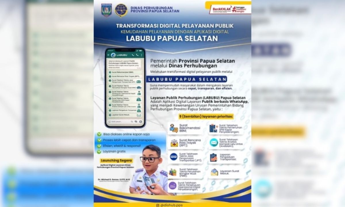 Revolusi Digital Perhubungan: Mengurus Izin di Papua Selatan Kini Semudah Kirim WhatsApp
