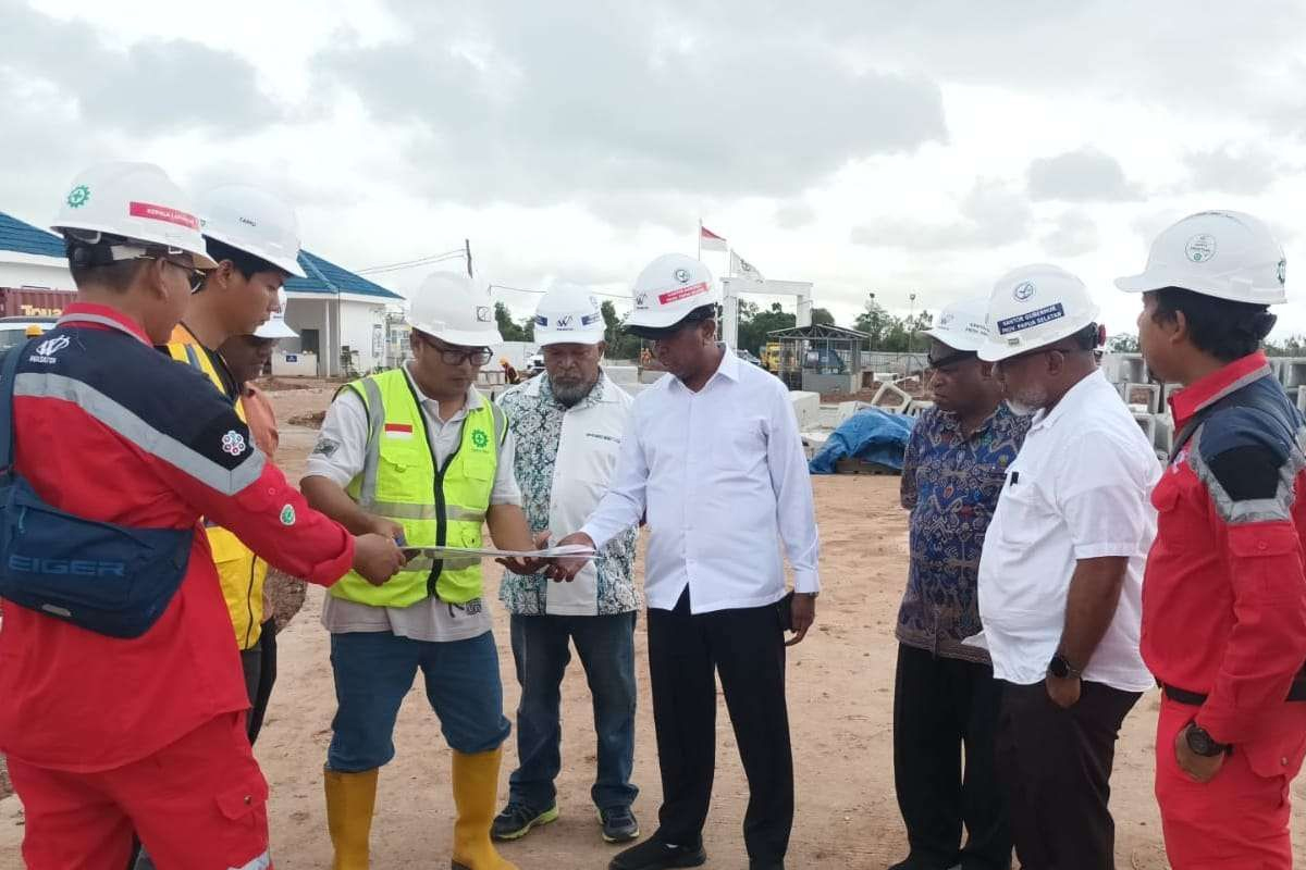 Forkopimda Papua Selatan Tinjau Progres Pembangunan Ibu Kota Baru di KTM Salor