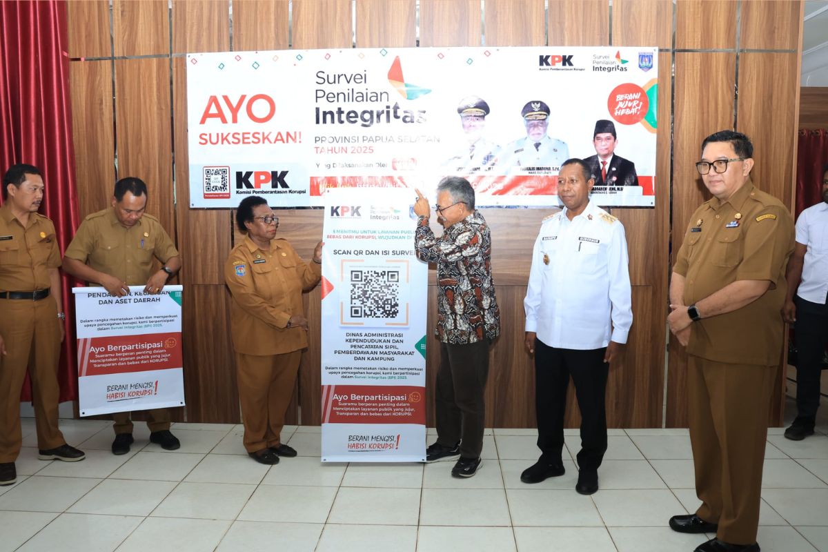 Pemprov Papua Selatan Dukung Survei Integritas Nasional oleh KPK