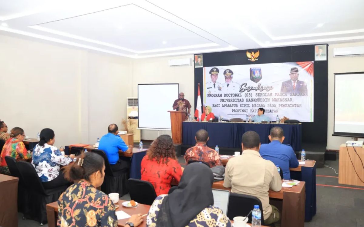 Sosialisasi Program Doktoral Unhas Digelar di Merauke, Sekda Papua Selatan Ajak ASN Tingkatkan Kapasitas