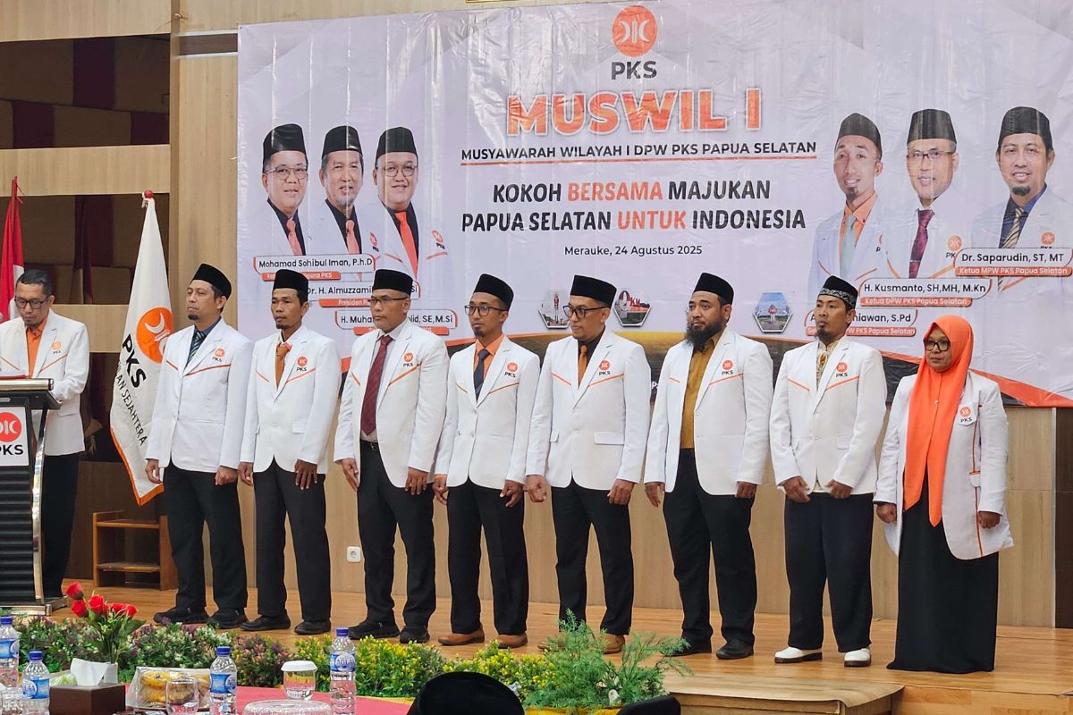 PKS Papua Selatan Gelar Muswil I, Kukuhkan Pengurus Periode 2025–2030