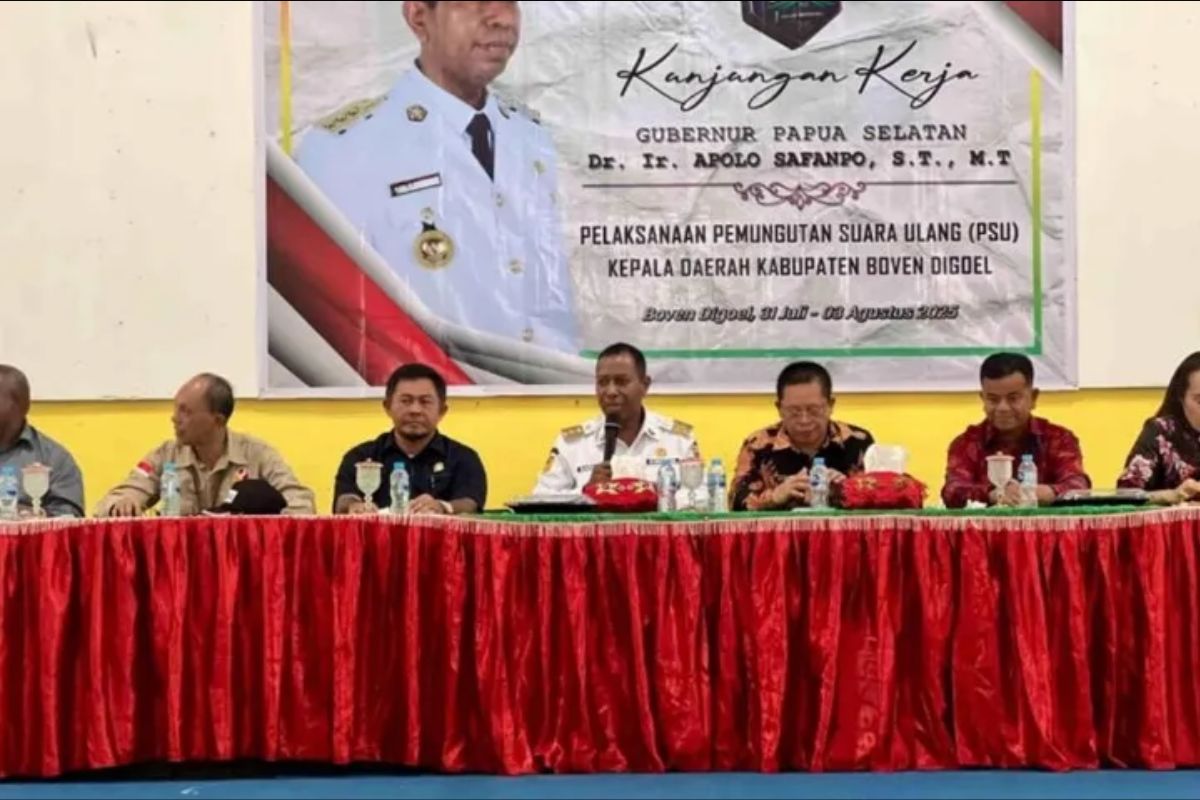 PSU Pilkada Boven Digoel: Pemprov Papua Selatan Matangkan Persiapan Jelang 6 Agustus