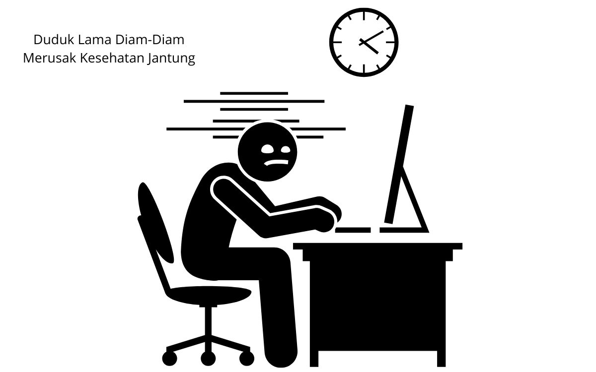Duduk Terlalu Lama, Ancaman Tersembunyi Bagi Kesehatan Jantung