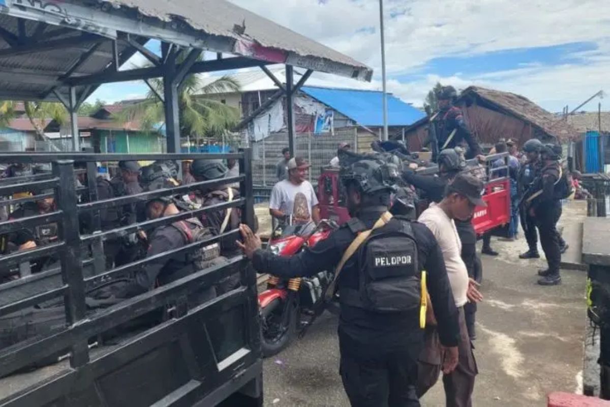 Kondisi Kamtibmas di Asmat Kondusif Pasca Pembakaran Pos TNI