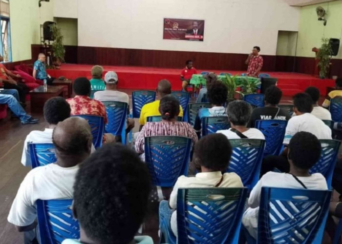 Edoardus Kaize Perkuat Fondasi Kebangsaan Masyarakat Asmat Lewat Sosialisasi Empat Pilar