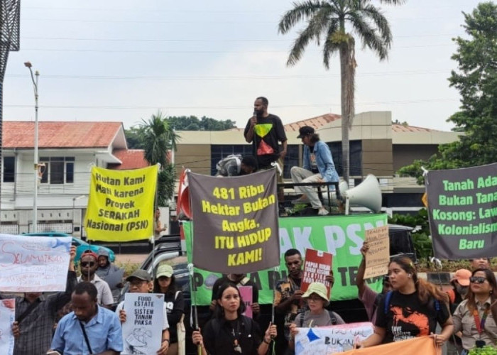 Solidaritas Merauke Desak Pemerintah Cabut PSN di Papua Selatan: “Hutan Kami Bukan Tanah Kosong”