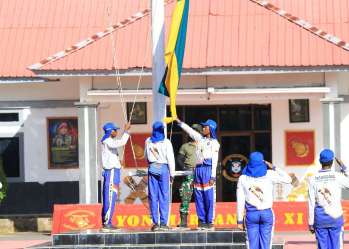 102 Paskibraka Papua Selatan Matangkan Formasi Jelang HUT RI ke-80