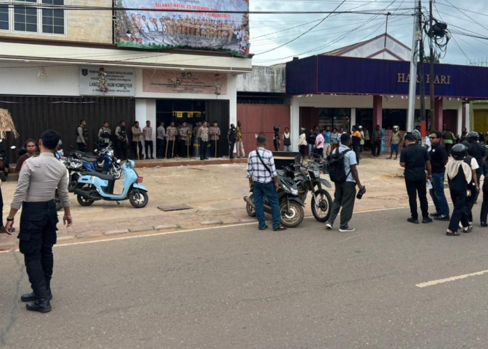 Kericuhan Pecah di Merauke: Fasilitas Kantor BKPSDM Papua Selatan Dibakar Massa Terkait Kuota CPNS