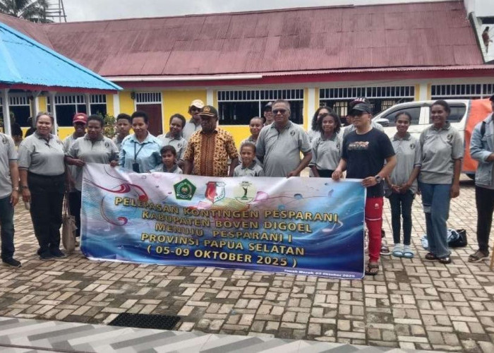 Pesparani Papua Selatan, Kontingen Boven Digoel Diharapkan Bawa Prestasi dan Persaudaraan