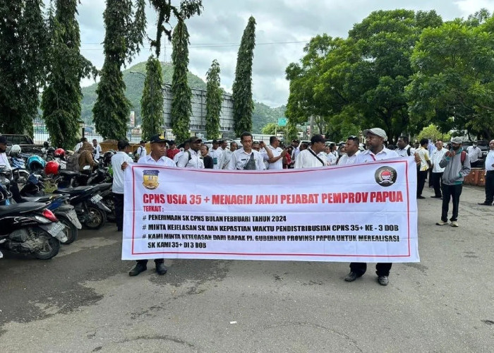 794 CPNS Papua Selatan Datangi Gubernur, Minta Kepastian SK yang Tertunda