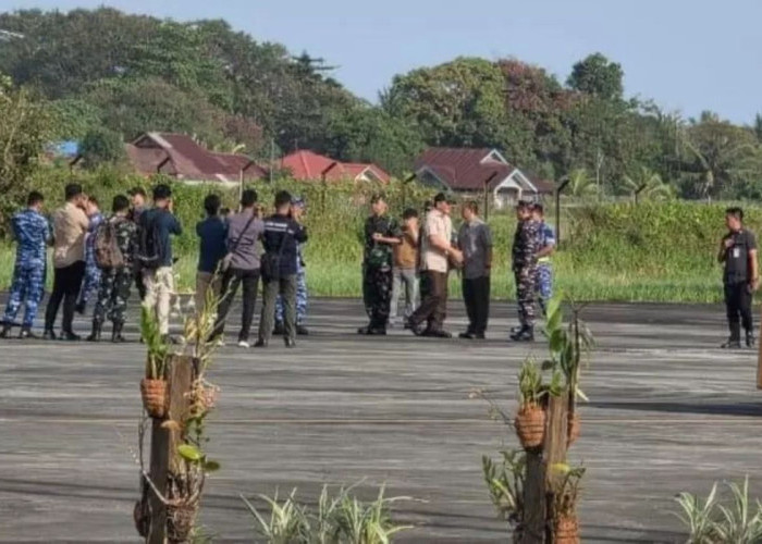 Satgas Kopasgat Siaga Amankan Kunjungan Kerja Menteri di Papua Selatan