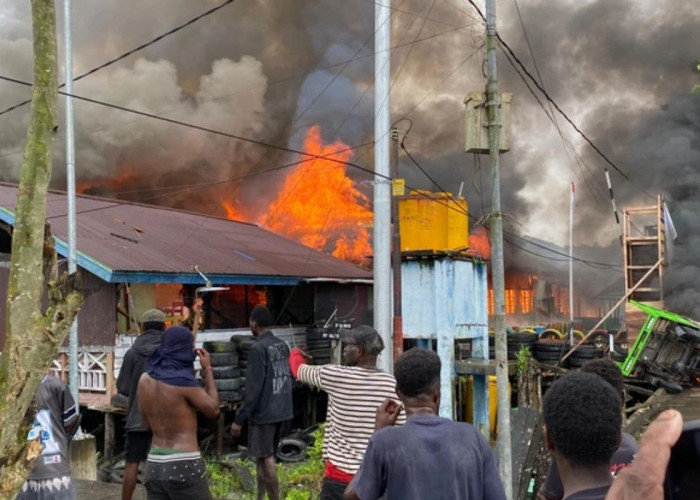 Pos Satgas TNI Rajawali di Papua Selatan Hangus Dibakar, Dipicu Konflik dengan Warga