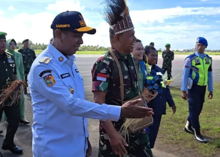 Pangdam XXIV/Mandala Trikora Tiba di Merauke, Disambut Hangat Forkopimda Papua Selatan