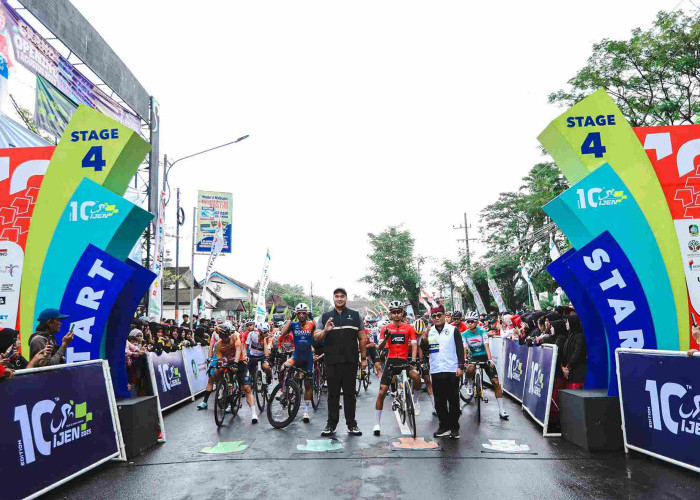 Wow! Tour de Ijen 2025 Dilepas Menpora, 24 Negara Terkesima Pesona Banyuwangi