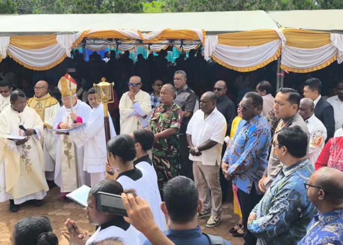 Simbol Kedamaian Baru di Merauke: Gereja Katolik Sta. Maria Fatima Kelapa Lima Resmi Diresmikan