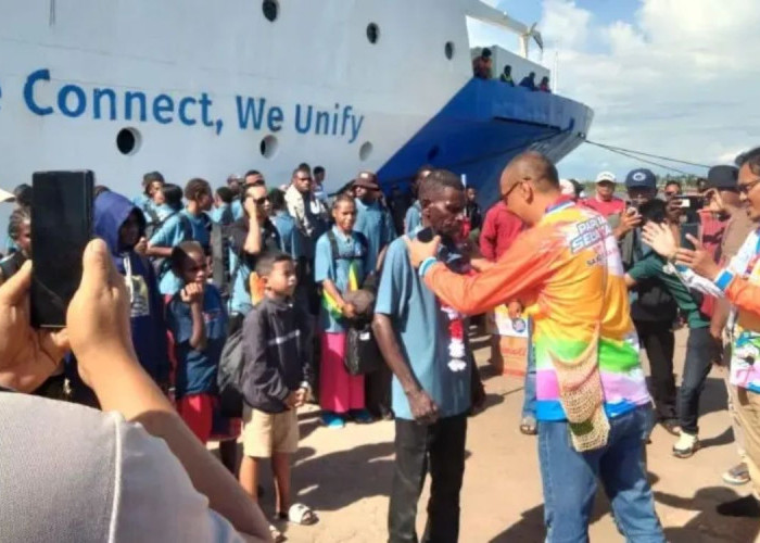 Kontingen Asmat Tiba di Merauke Usai Perjalanan Laut 36 Jam Jelang Porprov II Papua Selatan