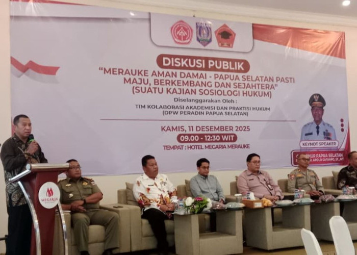 Diskusi Publik di Merauke Tegaskan Keamanan sebagai Kunci Masa Depan Papua Selatan