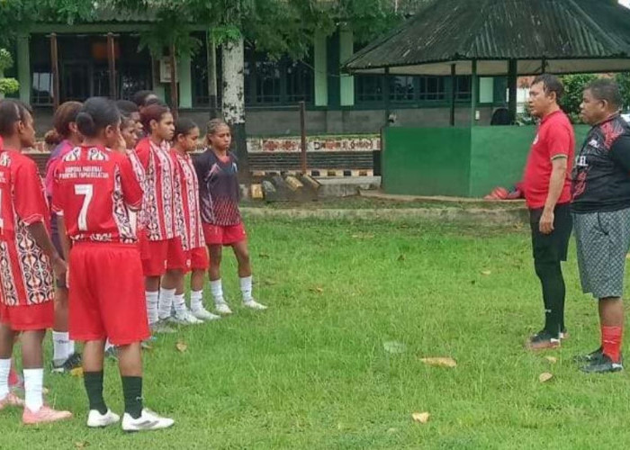 Semangat Tak Padam, Atlet PPLP Provinsi Papua Selatan Intensifkan Latihan di Lapangan Kodim 1707