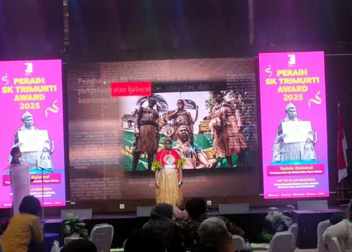 Mama Yasinta Raih S.K. Trimurti Award 2025, Lantang Bela Tanah Ulayat Papua Selatan