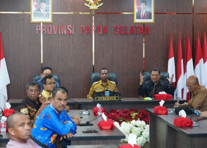 Gubernur Apolo Safanpo Dorong Telkom Percepat Konektivitas Internet di Papua Selatan
