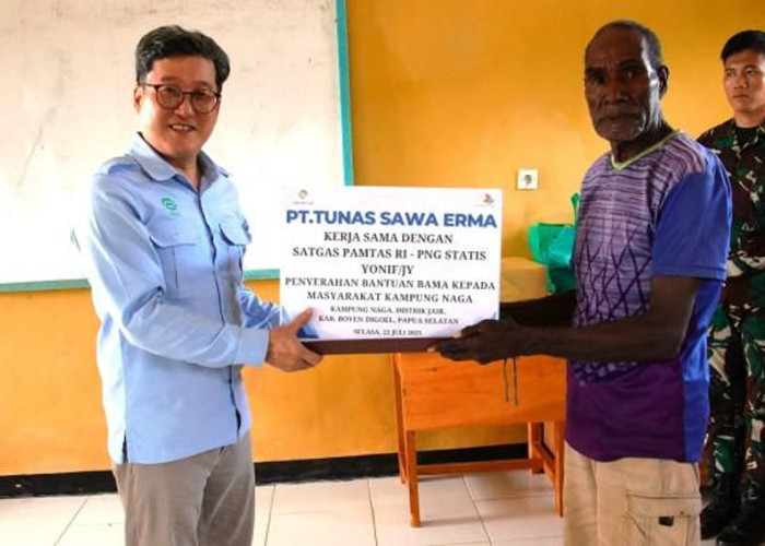 TSE Group Dukung Swasembada Lewat Temu Warga Merah Putih di Papua Selatan
