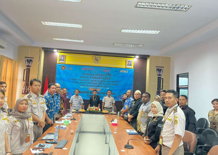 Papua Selatan Resmi Dinyatakan Bebas dari Hama dan Penyakit Ikan Karantina