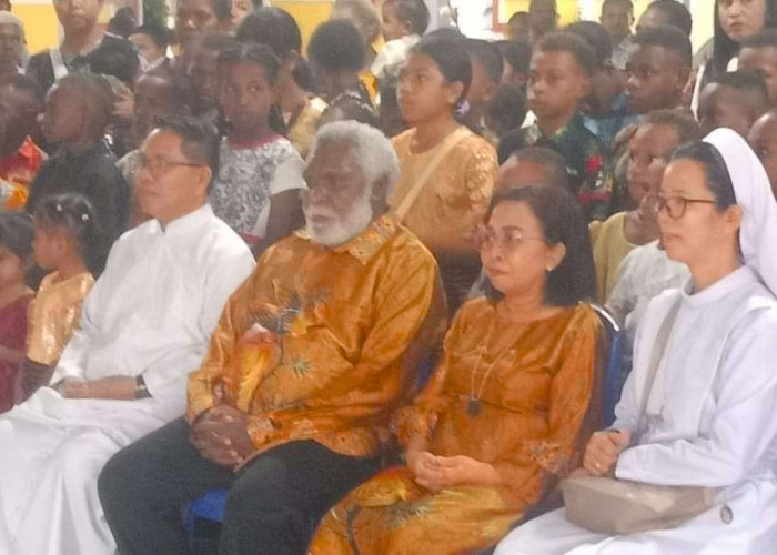 Wagub Papua Selatan Ajak Umat Kristiani Boven Digoel Maknai Natal sebagai Pondasi Kasih Keluarga