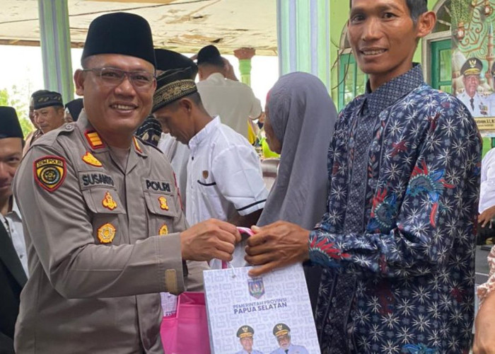 Gubernur Papua Selatan Salurkan Bantuan Ratusan Juta Rupiah saat Buka Puasa di Kampung Waninggap Kai