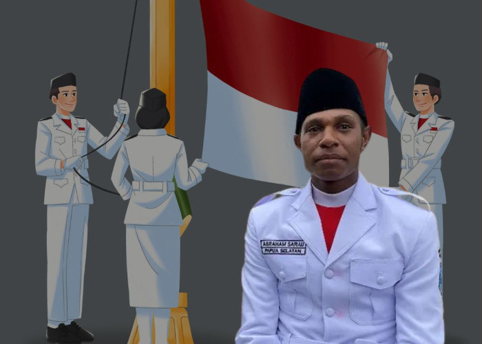Pemuda Papua Selatan Abraham Sarau Tembus Paskibraka Nasional, Ini Perjalanan Hidupnya